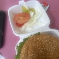 Sam's Burgers & Gyros - The salad in my burger