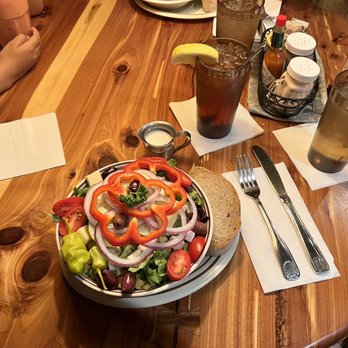 The Yellow Deli - a plate of food on a wooden table - Salad Near Me - Boulder, Colorado The Yellow Deli - a plate of food on a wooden table - Salad Near Me - Boulder, Colorado