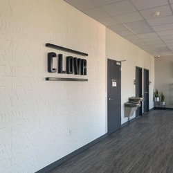 CLOVR - Unisex restrooms in the waiting area