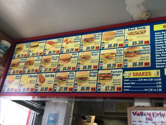 Menu photo 4 Valley Drive In Tulare, CA