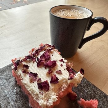 Delah Coffee - Rose milk cake - Desserts Near Me - Oakland, California Delah Coffee - Rose milk cake - Desserts Near Me - Oakland, California