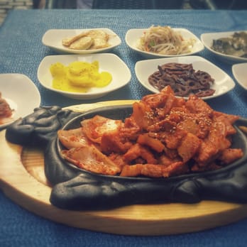 Korea - Spicy pork belly. - Korean Near Me - Heidelberg, BW