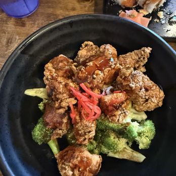 Midtown Sushi and Ramen - Chicken Karaage Don with broccoli instead of rice - Sushi Bars Near Me - Saint Louis, Missouri Midtown Sushi and Ramen - Chicken Karaage Don with broccoli instead of rice - Sushi Bars Near Me - Saint Louis, Missouri