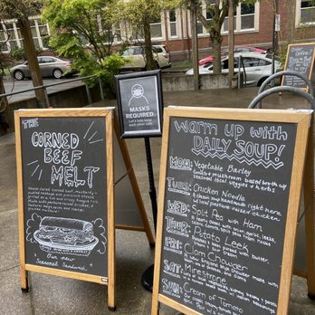Grand Central Bakery - Seasonal sandwiches and daily soup board - Bakeries Near Me - Portland, Oregon