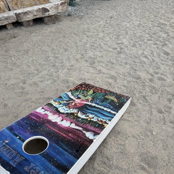 The Beach at River Runners - Corn hole area. - American Near Me - Buena Vista, Colorado The Beach at River Runners - Corn hole area. - American Near Me - Buena Vista, Colorado