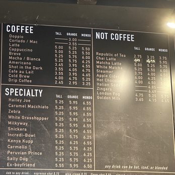 Nazca Coffee - Menu - Coffee & Tea Near Me - Meridian, Idaho