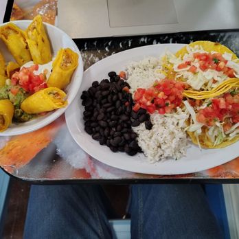 Wahoo's Fish Taco - Blackened fish Taco combo with chicken taquitoes. - Mexican Near Me - Irvine, California