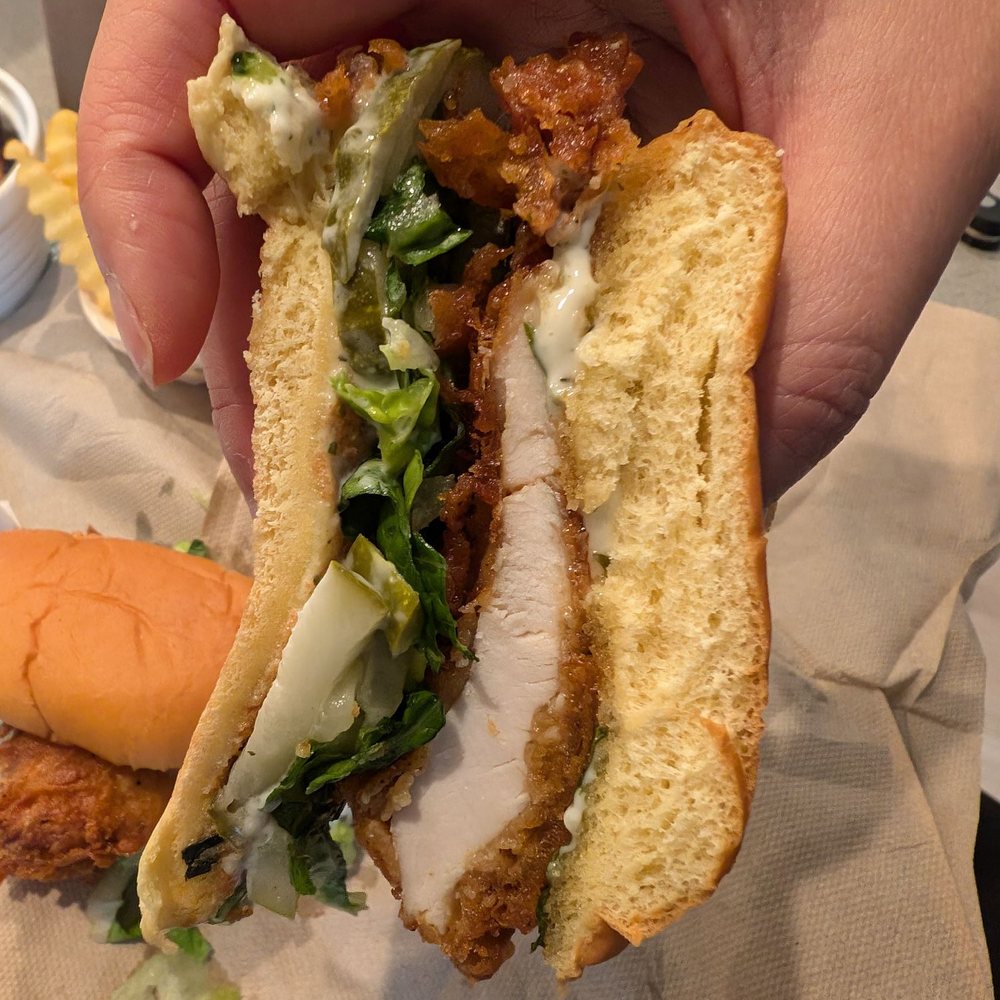 Shake Shack Ice Blocks - Half chicken shack - Burgers Near Me - Sacramento, California