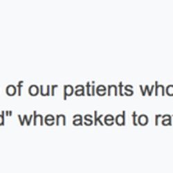 Baylor Surgicare at North Garland - Patient Satisfaction Ratings ONLY include ratings of Good or Very Good. Totally bogus...