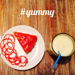 La Ciudad Invisible - Batido de vainilla y tarta de queso... yummy!