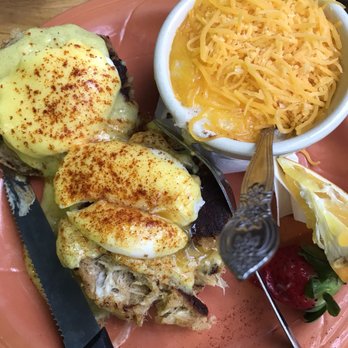 J Christopher's - Crab Cake Benedict - New American Near Me - Savannah, Georgia