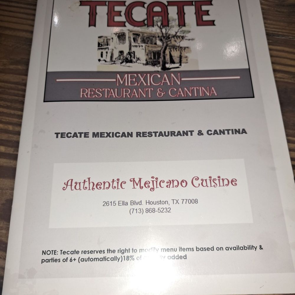 Tecate Mexican Restaurant - Menu - Mexican Near Me - Houston, Texas Tecate Mexican Restaurant - Menu - Mexican Near Me - Houston, Texas