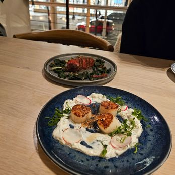 Zaytinya - Sea Scallops & Pastirma Style Sirloin - Greek Near Me - Washington, DC, District of Columbia