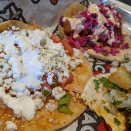 Three, very full tacos Three, very full tacos