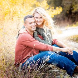 Photography by Angela Vaught - Fall outdoor session of newly engaged kade.