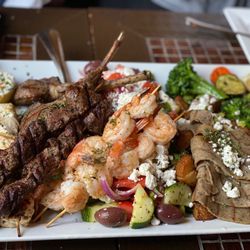 Mythic Grill - We created our 'own' platter from the wonderful section of menu items
