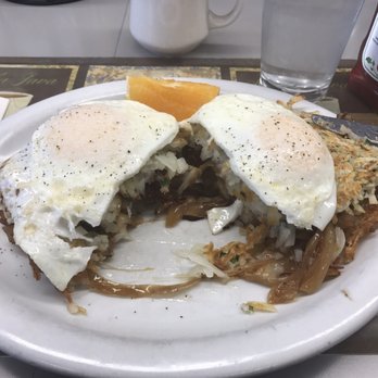 Lighthouse Cafe - Stuffed hash - just sharing how delicious the layers are - Breakfast & Brunch Near Me - Sausalito, California