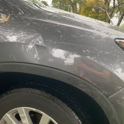 Watson & Sons Plumbing - Two photos of where they hit my car.