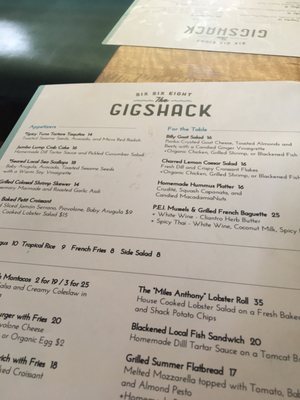 Menu photo 4 668 The Gigshack Montauk, NY