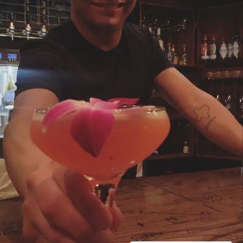 BXCR Underground - Juan serving up one of his signature drinks "sweet lady." Vodka based cocktail that has the perfect blend of sweet and tart. - Wine Bars Near Me - Anaheim, California