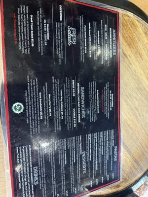 Menu photo 3 Chicago Deep Dish PIzza Irving, TX