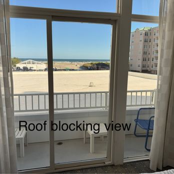 ICONA Diamond Beach - That large white square taking up most of the view is a roof. - Hotels Near Me - Wildwood Crest, New Jersey ICONA Diamond Beach - That large white square taking up most of the view is a roof. - Hotels Near Me - Wildwood Crest, New Jersey