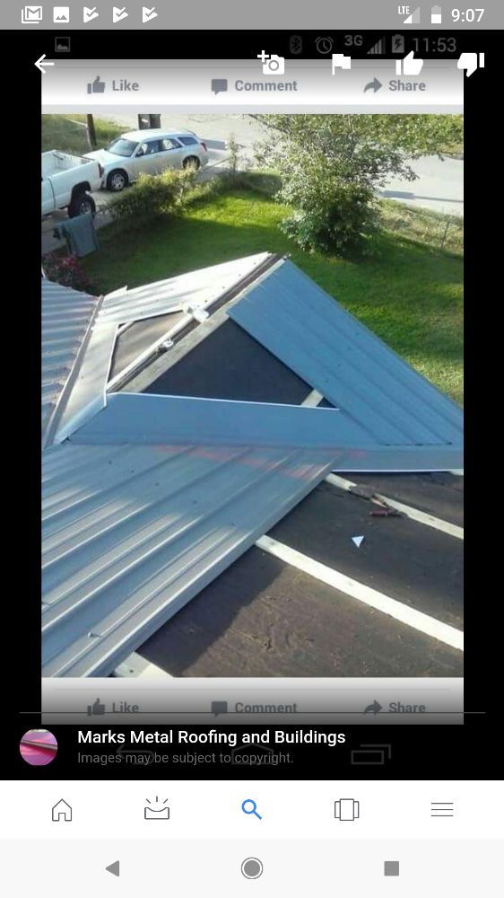 Slide of Marks Metal Roofing