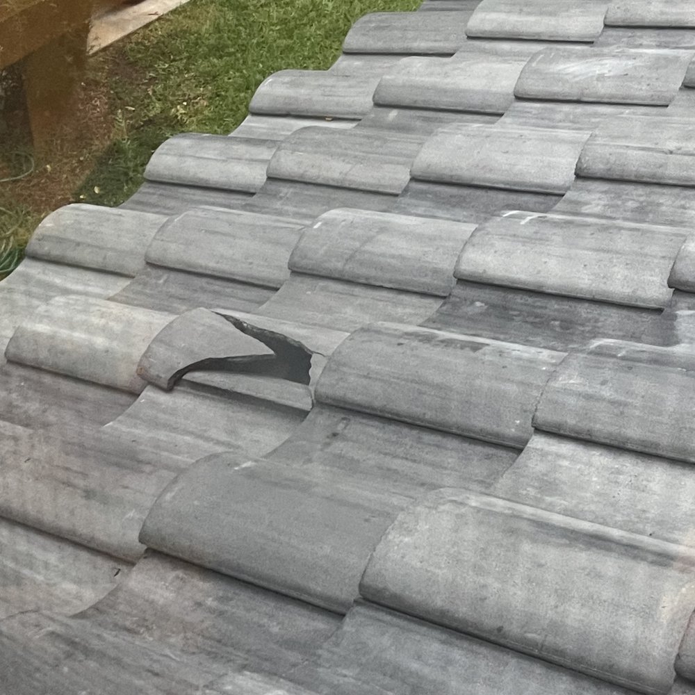 USA Home Improvement - Brand new roof and a broken tile. - Heating & Air Conditioning/HVAC Near Me - Hallandale Beach, Florida USA Home Improvement - Brand new roof and a broken tile. - Heating & Air Conditioning/HVAC Near Me - Hallandale Beach, Florida