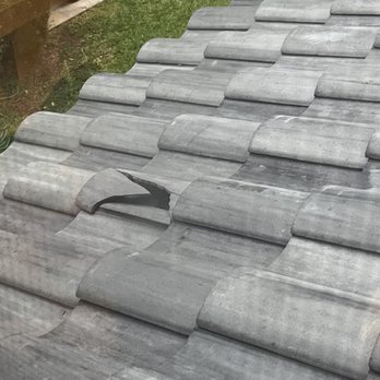 USA Home Improvement - Brand new roof and a broken tile. - Heating & Air Conditioning/HVAC Near Me - Hallandale Beach, Florida