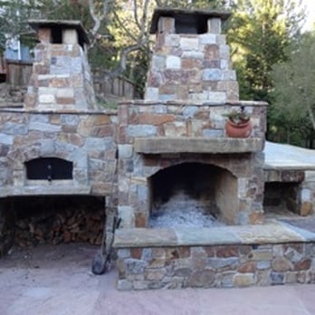 Jones Masonry - Pizza oven, Fireplace and wood storage - General Contractors Near Me