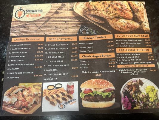 Menu photo 2 Shawarma Time Birmingham, AL Menu photo 2 Shawarma Time Birmingham, AL
