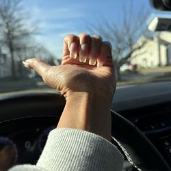 LuXe Nails & Spa - My length I had before I went to the salon.