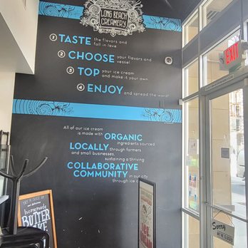 Long Beach Creamery - Interior. 4/8/2023 - Ice Cream & Frozen Yogurt Near Me - Long Beach, California Long Beach Creamery - Interior. 4/8/2023 - Ice Cream & Frozen Yogurt Near Me - Long Beach, California