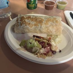 California Burrito before I cut it in half