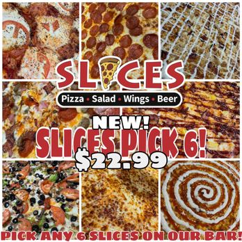 Slices Pizza Bar - New Menu Item! - Bars Near Me - Winchester, Virginia Slices Pizza Bar - New Menu Item! - Bars Near Me - Winchester, Virginia