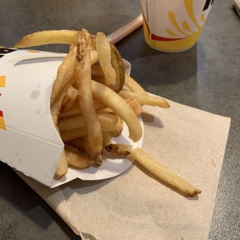 Carl's Jr - french fries and a drink - Fast Food Near Me - Los Angeles, California