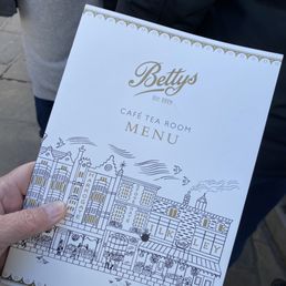 They gave us the menu to read while waiting in line. They gave us the menu to read while waiting in line.