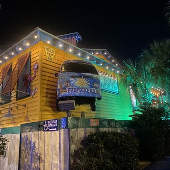 Fudpucker's - Outside area when you come in - Seafood Near Me - Destin, Florida