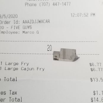 Five Guys - Burgers Near Me - Vacaville, California