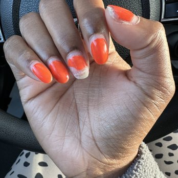 Radiant Nail and Spa - The thumb finger was the nail that chipped and peeled after week 1 - Nail Salons Near Me - Richmond, Virginia Radiant Nail and Spa - The thumb finger was the nail that chipped and peeled after week 1 - Nail Salons Near Me - Richmond, Virginia
