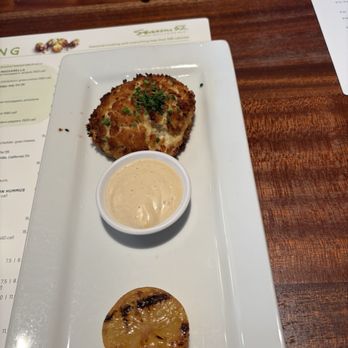 Seasons 52 - Lump Crab Cake. - New American Near Me - Costa Mesa, California
