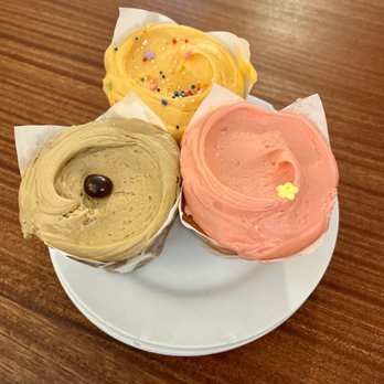 Baked & Wired - Cherry Blossom Cupcake, birthday cupcake, and Dirty Chai Cupcake - Bakeries Near Me - Washington, DC, District of Columbia
