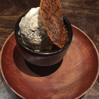 Cha-An - Black Sesame creme brulee - Japanese Near Me - New York, New York Cha-An - Black Sesame creme brulee - Japanese Near Me - New York, New York