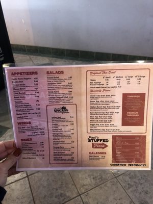 Menu photo 4 Paul's Chicago Pizza Clearwater, FL