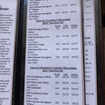 Robledo Family Winery - Wineries Near Me - Sonoma, California
