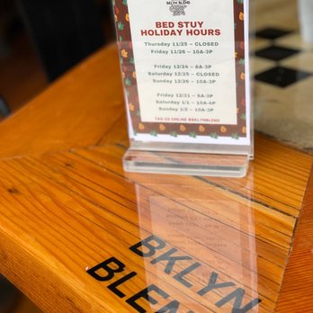 Brooklyn Blend  - Holiday Hours 2021 - Juice Bars & Smoothies Near Me - Brooklyn, New York