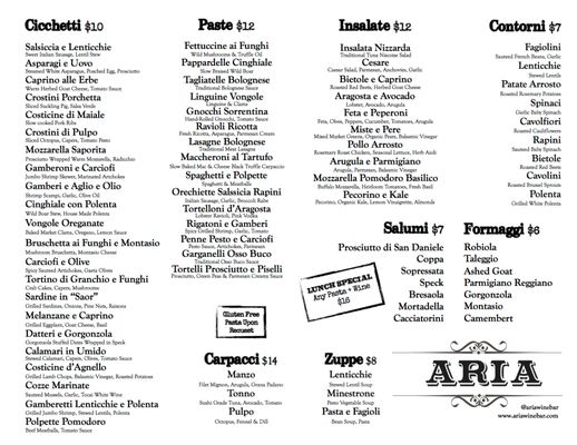 Menu photo 8 Aria Hell's Kitchen New York, NY Menu photo 8 Aria Hell's Kitchen New York, NY