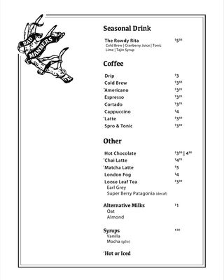 Bad Manners Coffee by null