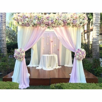 Petals LA - Our wedding Chuppah - Florists Near Me - Glendale, California
