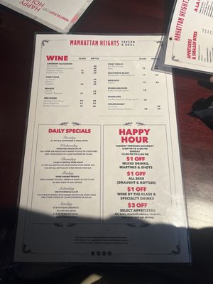 Menu photo 6 Manhattan Heights Tavern & Grill El Paso, TX Menu photo 6 Manhattan Heights Tavern & Grill El Paso, TX